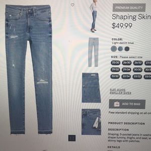 A brand new jeans